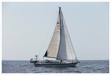 BnG under sail on route to La Gomera BnG under sail on route to La Gomera